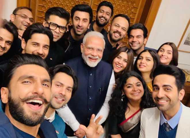 Prime Minister meets Bollywood stars