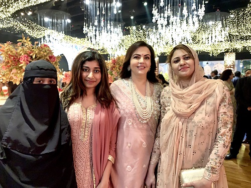 
AR Rahman shared this photo on Twitter with the caption: "The precious ladies of my family Khatija ,Raheema and Sairaa with NitaAmbaniji #freedomtochoose".