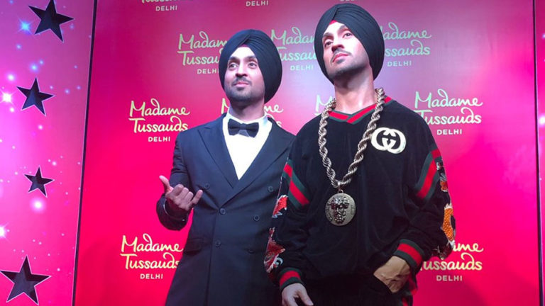 Diljit Dosanjh unveils his wax statue at Delhi’s Madame Tussauds