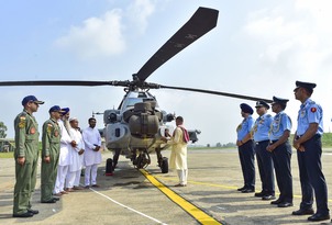 IAF inducts eight Apache multi-role combat helicopters