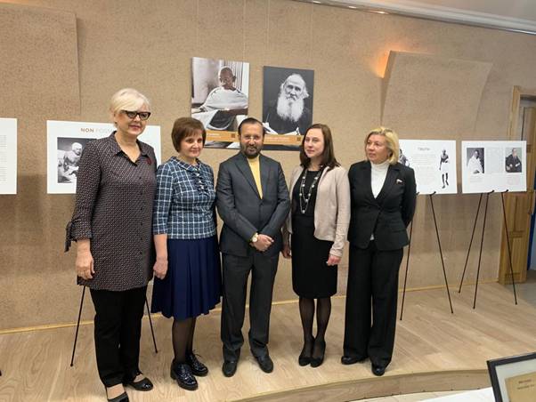 Exhibition on Mahatma Gandhi and Leo Tolstoy inaugurated in Russia