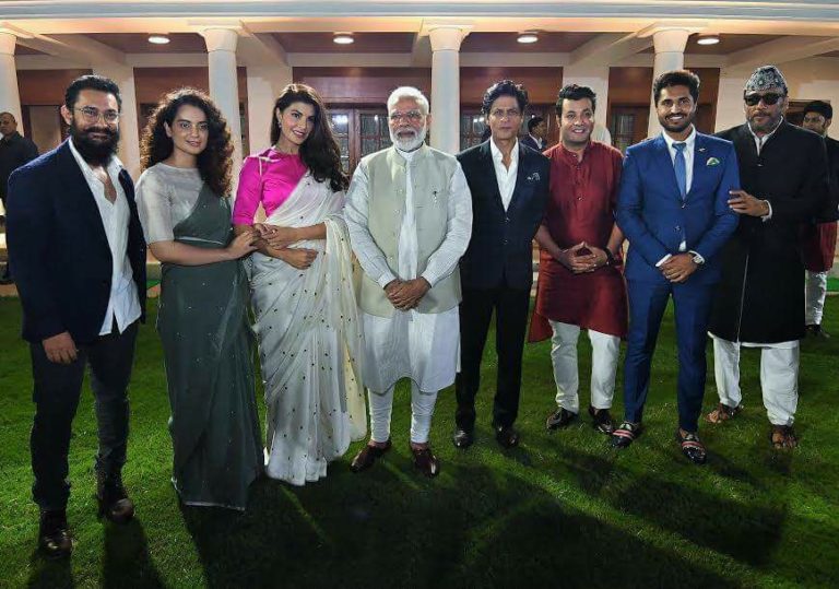 B-town stars meet PM Modi to support #ChangeWithin initiative