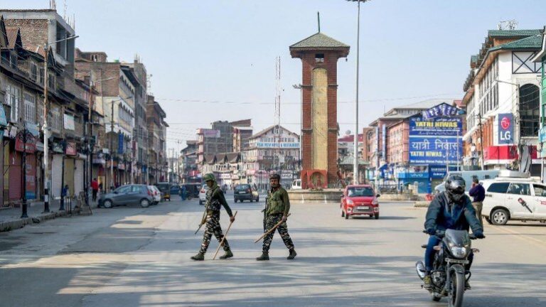 Lal Chowk in Srinagar, Jammu and Kashmir. (Representative Photo: PTI)