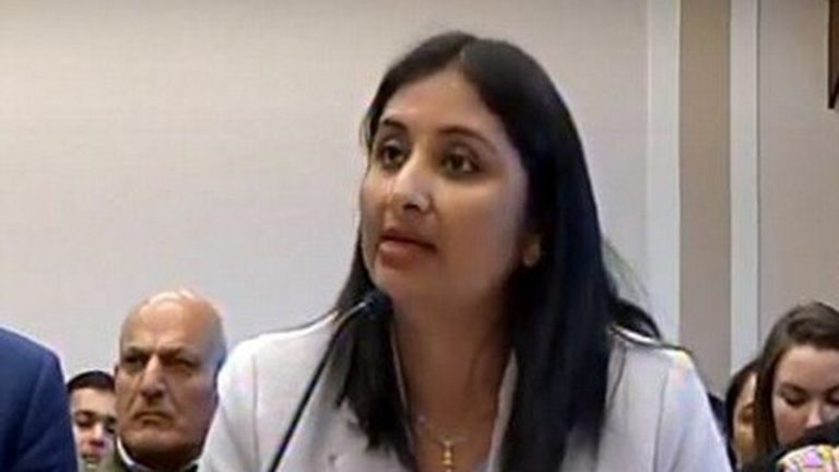 Columnist Sunanda Vashisht forcefully raised the issue of human rights violations by Pakistan-backed terrorists in Kashmir in 1990 at the US Congressional hearing. (Photo: ANI)