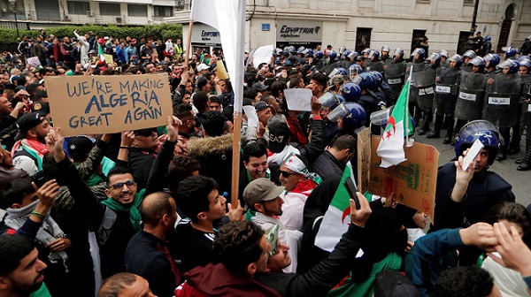 Protests in Algeria. (File Photo: Reuters)