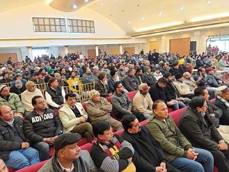 Packed house at the seminar on the Citizenship Amendment Act 2019 at Jalandhar, Punjab. Col. (Retd.) Jaibans Singh was the speaker at this seminar.