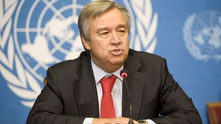 UN Secretary General António Guterres.