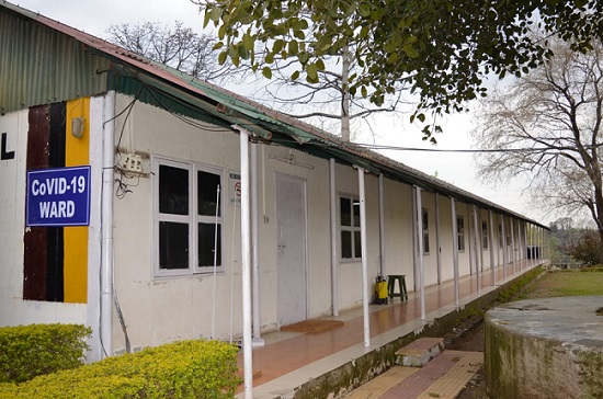 COVID-19 ward at Command Hospital of the Indian Army's Northern Command. Adequate preparations have been made at the hospital to fight the Corona Virus. Specialist doctors, isolation wards, life saving drugs, masks and medical equipment are present to fight COVID-19.