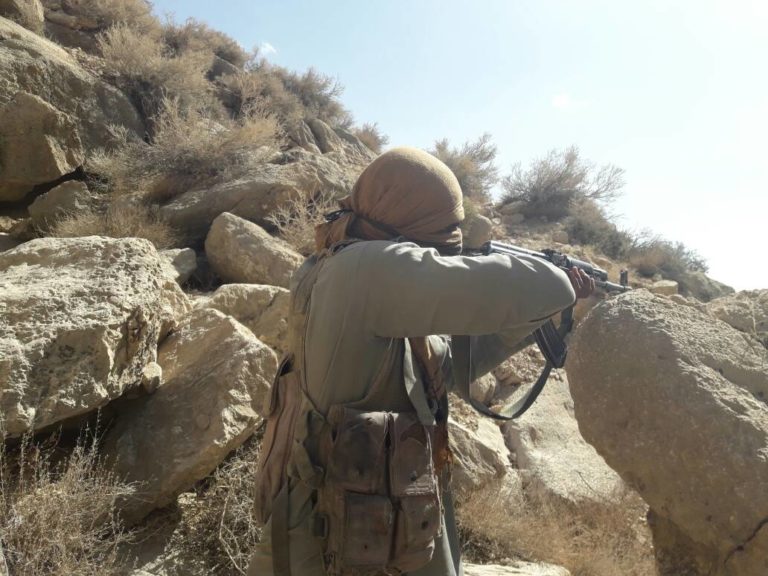 A freedom fighter of the Balochistan Liberation Front (BLF). The BLF strives to free Balochistan from Pakistan's illegal occupation. (Representative Photo: News Intervention)