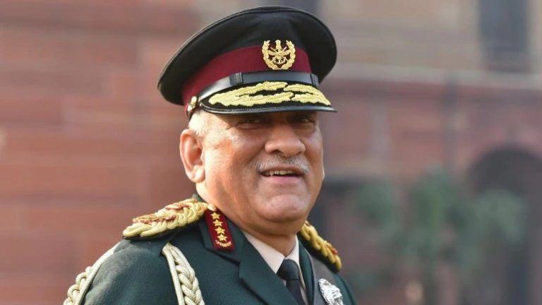 General Bipin Rawat, India's first Chief of Defence Staff. Recently in a government 