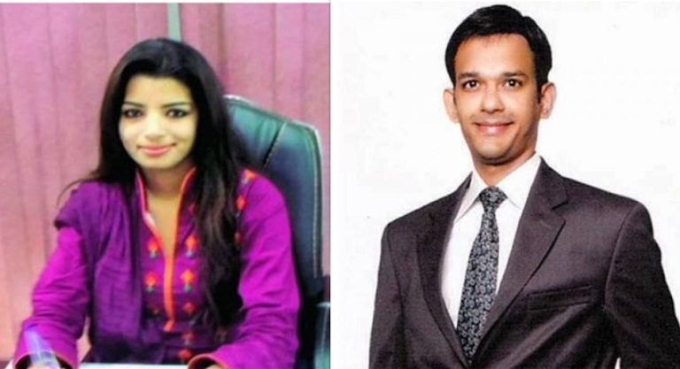 Zeenat Shahzadi of Pakistan (left) and Hamid Ansari of India (right) were 