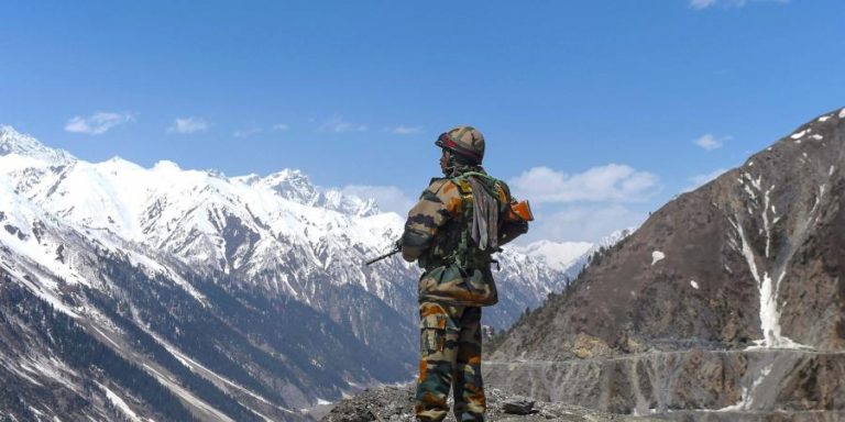 An Indian Army soldier stands guard at the Zojila Pass, Ladakh (Representative File Photo: PTI)