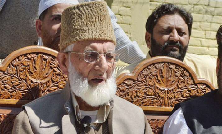 Syed Ali Shah Geelani, Kashmir's separatist leader who quit from the Hurriyat Conference. (File Photo: AP)