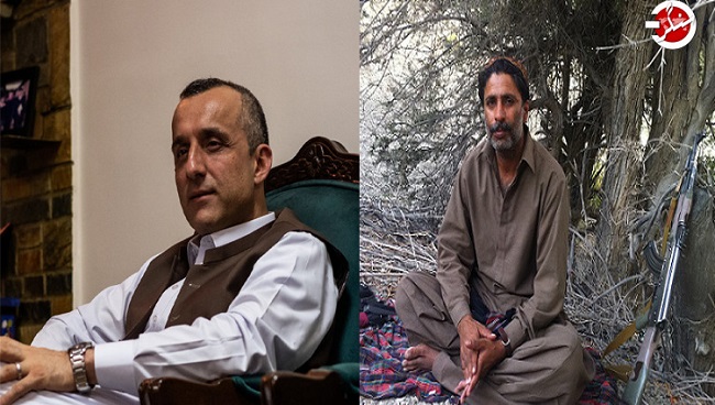 Amrullah Saleh (left) Vice President of Afghanistan and Dr Allah Nazar Baloch (right) pro-independence leader of Balochistan.