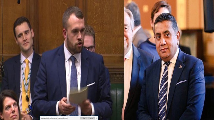 Jonathan Gullis (left) British MP Stoke-on-Trent North and Lord Tariq Ahmad of Wimbledon have criticized the murder of Hayat Baloch in Balochistan.