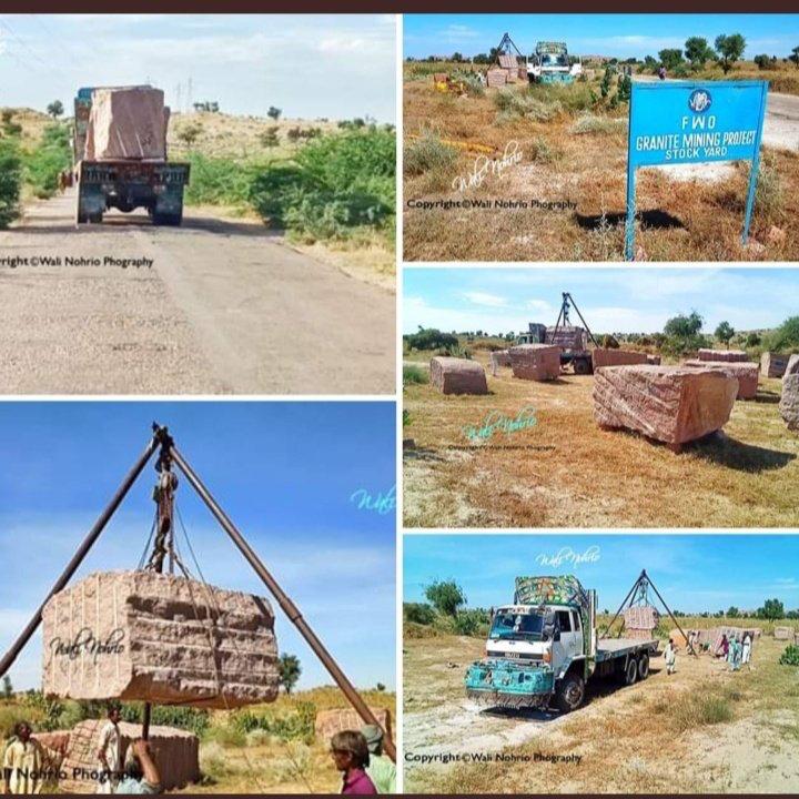 Plunder of Sindh's Karoonjhar mountains by Pakistan and China.