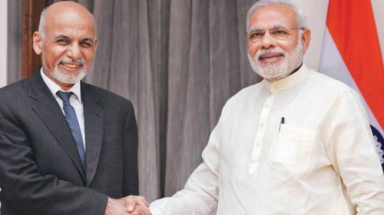 Afganistan President Ashraf Ghani and Prime Minister Narendra Modi. (Photo: PTI)