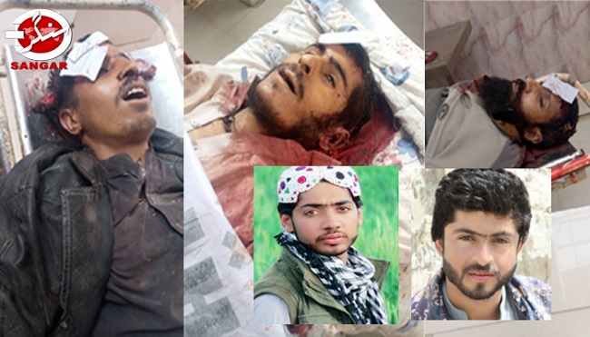 Five Baloch citizens who were killed by Pakistani security forces in a fake encounter.