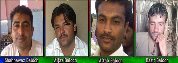 Baloch grooms who were killed by Pakistan Army at Gwarjak on their wedding day. (Photo: News Intervention)