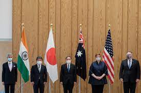 Indian Foreign Minister Dr Subrahmanyam Jaishankar, Japan's Foreign Minister Toshimitsu Motegi, Australia's Foreign Minister Marise Payne and the then-US Secretary of State Mike Pompeo, since succeeded by Antony Blinken, pose for a picture before the Quad ministerial meeting in Tokyo, Japan on October 6, 2020. (Photo: REUTERS)