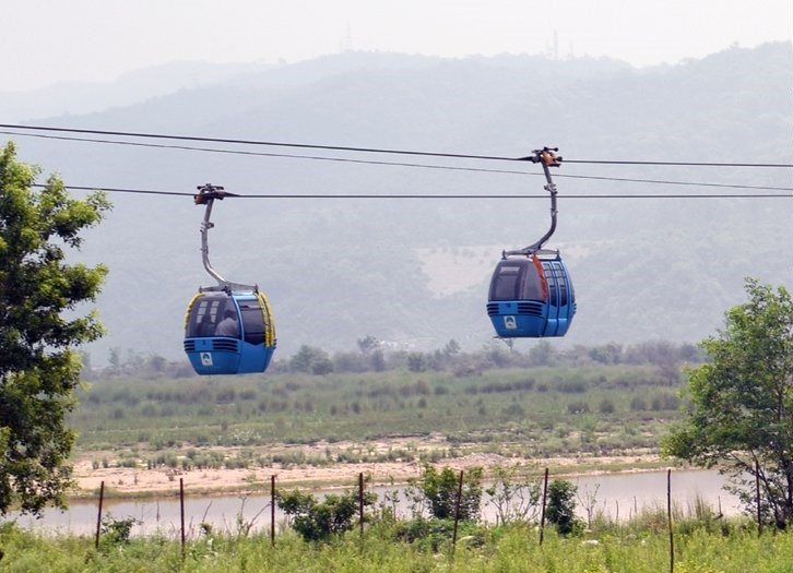 The 1.18 km long Peerkho-Mahamaya section of Jammu ropeway was inaugurated on July 17, 2021.