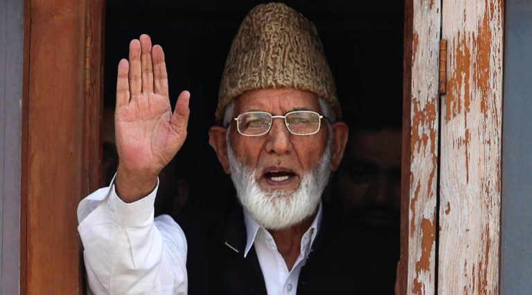 Syed Ali Shah Geelani, the pro-Pakistan separatist leader of Kashmir. Geelani died on September 1, 2021. (File photo: AP)