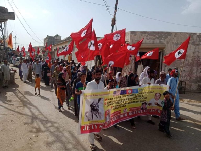 Paki regime detains Sindhis after peaceful Jeay Sindh Freedom Movement rally