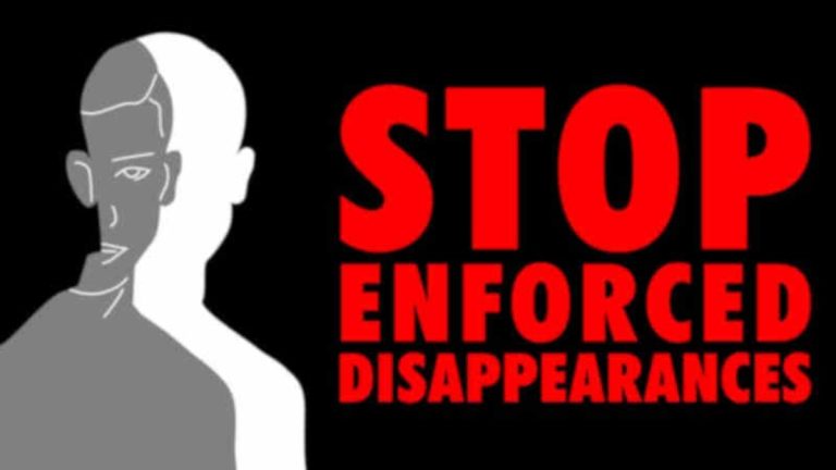 enforced disappearances by Pakistan