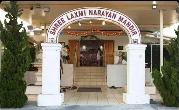 hindu temple vandalized