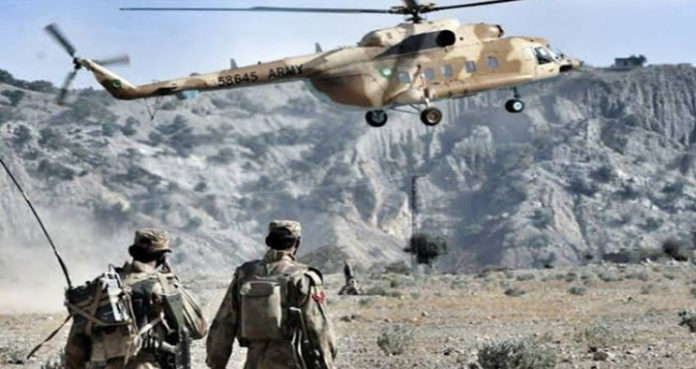 military operation by Pak Army