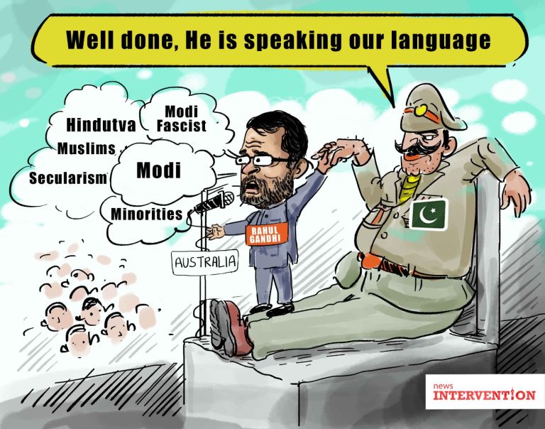 Why does Rahul Gandhi speak the language of ‘Breaking India’ forces ?