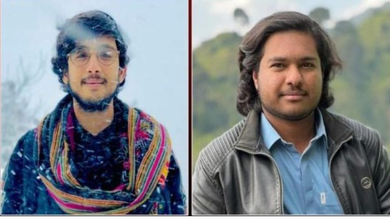 Two Baloch students were forcibly disappeared