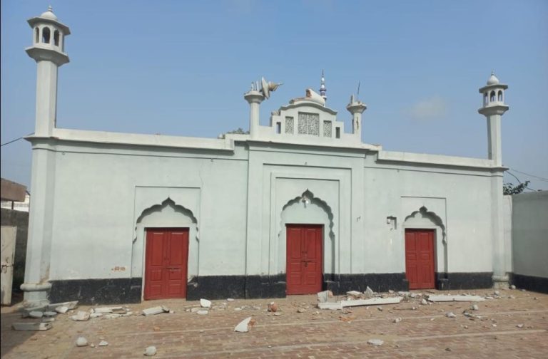 vandalisation of mosque