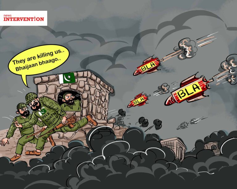 BLA attack on Paki forces