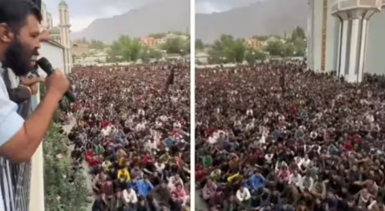 protest in gilgit baltistan