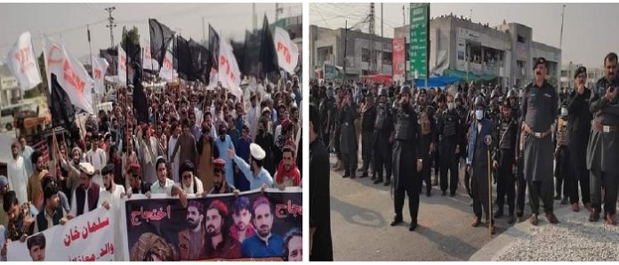 PTM protest against Paki establishment