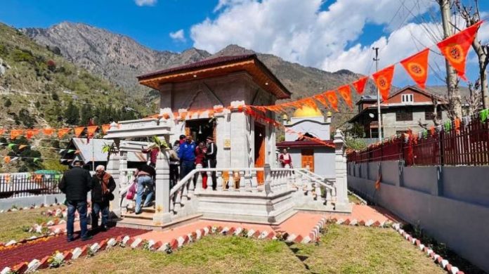 DIWALI at Sharda Devi temple