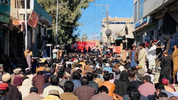 Protests across Pak-occupied Balochistan against the arrest of Manzoor Pashteen by Pak Army