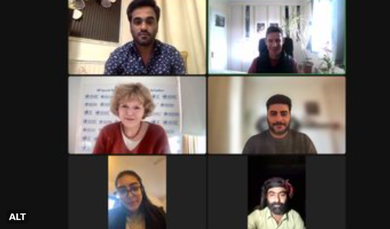 Baloch human rights advocate virtually met with Mary Lawlor, UN Special Rapporteur on Human Rights Defenders