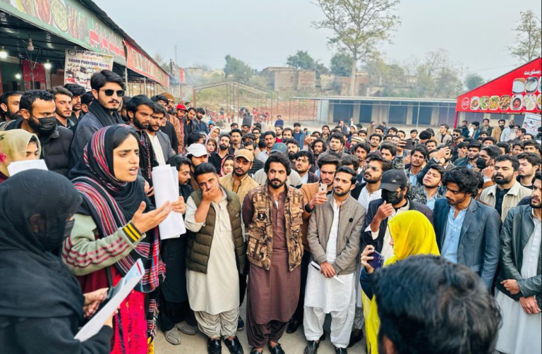 Mahrang Baloch and fellow activists raises awareness campaign in Universities and Colleges