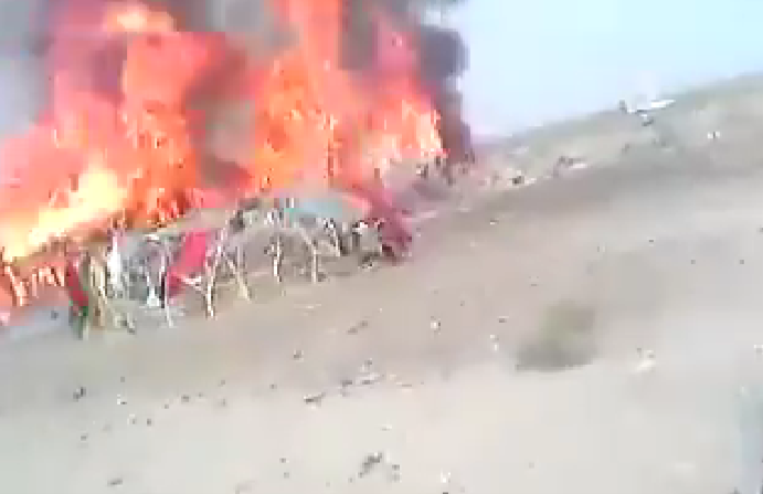 The Pak Army Burns Down hundreds of villages in POB