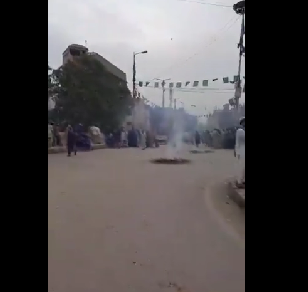 Protest erupts after the Pak Army raids a residence in Karachi and assaulted women and children and detained four Baloch youth