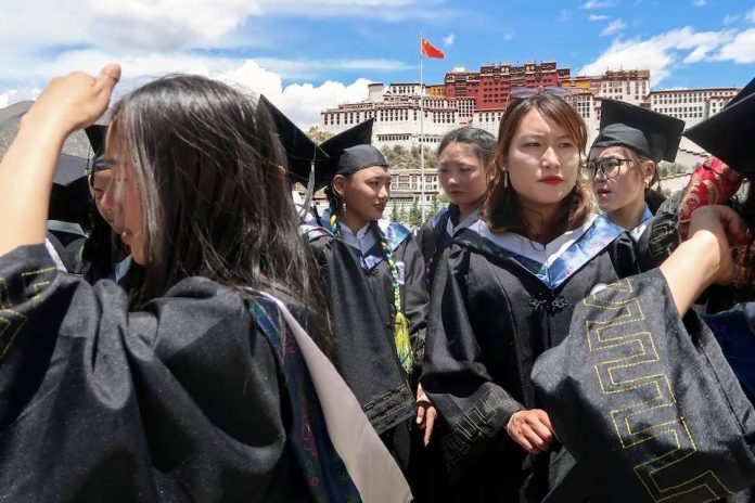 china trades education with business