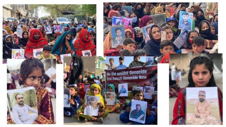 BYC Conducts Eid Protest across in Pak-occupied Balochistan