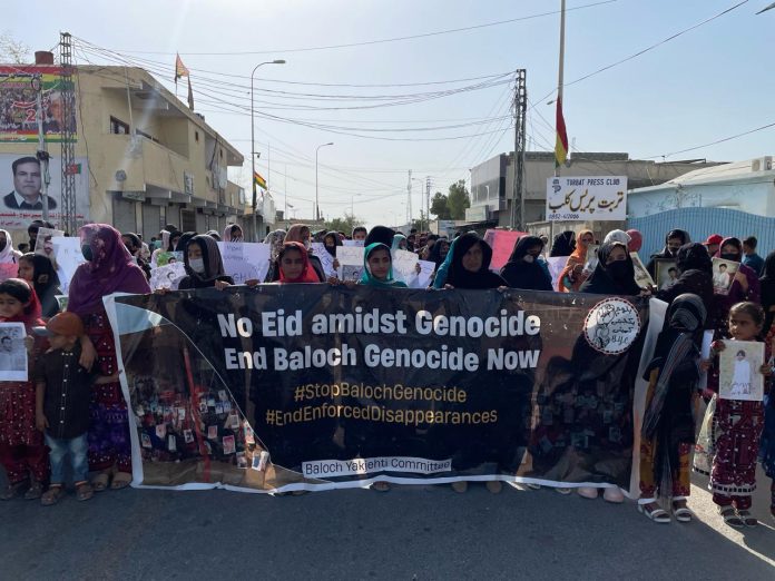 Balochistan Witnesses Eid Protests over Enforced Disappearances