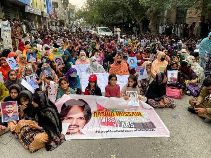 Quetta Rally Demands Justice for Rashid Hussain Amidst Enforced Disappearances Crisis