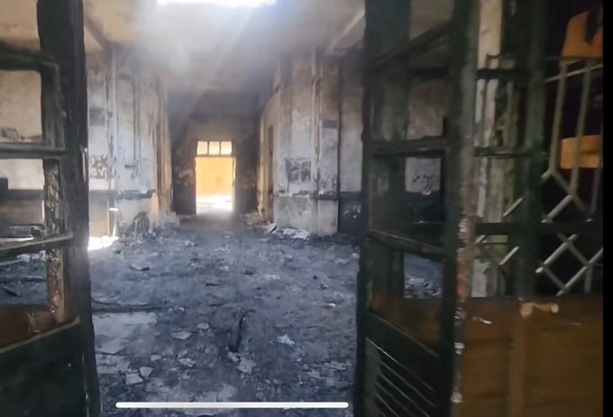 Science College Quetta Devastated by Fire