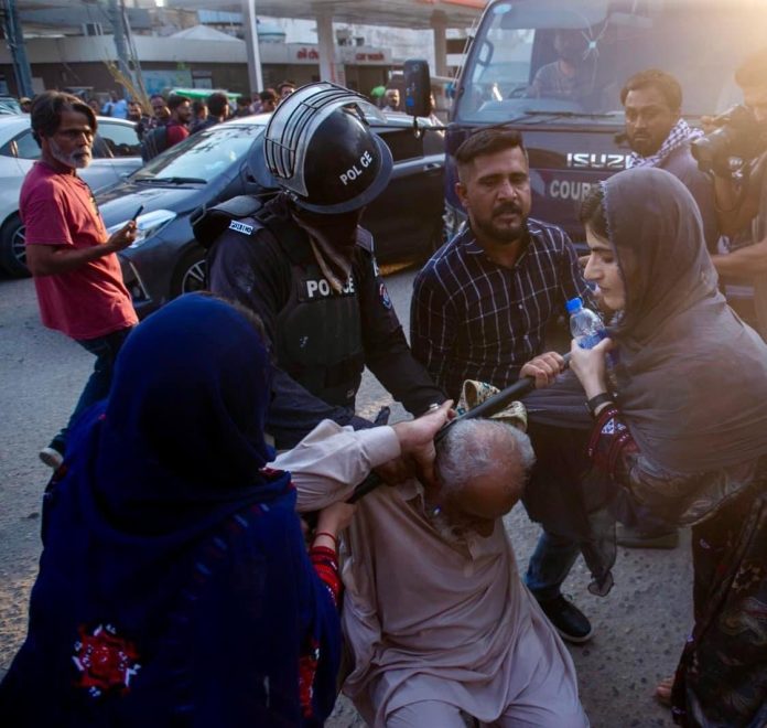 Baloch Activists Arrested as Sindh Police Respond with Force to Peaceful Demonstration